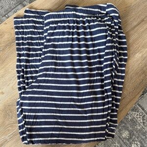 Old Navy Navy Blue and White Striped Pajama Pants, XXL